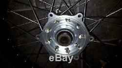 HONDA XR250 Complete wheels (talon hubs + Excel rims), tyres and axles