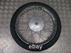 Honda C90 Cub 98-03 Front Wheel Rim Complete With Tyre Tube Rim Tape Assembled
