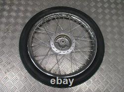 Honda C90 Cub 98-03 Front Wheel Rim Complete With Tyre Tube Rim Tape Assembled