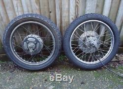 Honda CB400F 400 Four 400/4 wheels, complete, original DID rims PRICE CUT