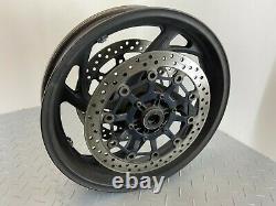 Honda Cb1000r 2012 Abs Front Wheel Rim & Brake Discs Pair Complete