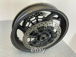 Honda Cb1000r 2012 Abs Front Wheel Rim & Brake Discs Pair Complete