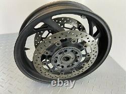 Honda Cb1000r 2012 Abs Front Wheel Rim & Brake Discs Pair Complete