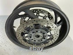 Honda Cb1000r 2012 Abs Front Wheel Rim & Brake Discs Pair Complete