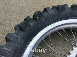 Honda Cr125 Cr250 Cr500 Original Oem Complete Rear Wheel / Rim 1984 K