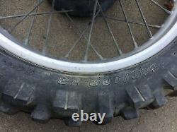 Honda Cr125 Cr250 Cr500 Original Oem Complete Rear Wheel / Rim 1984 K