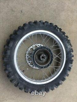 Honda Cr125 Cr250 Cr500 Original Oem Complete Rear Wheel / Rim 1984 K