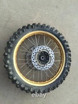 Honda Cr125 Cr250 Oem Complete Rear Wheel / Rim 1992 1996