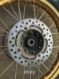 Honda Cr125 Cr250 Oem Complete Rear Wheel / Rim 1992 1996