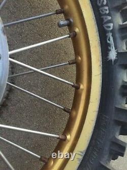 Honda Cr125 Cr250 Oem Complete Rear Wheel / Rim 1992 1996