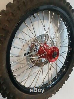 Honda Crf250x Crf250 Crf450 Crf450x Complete Like New Wheel Set Wheels Rims 04+