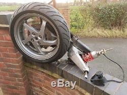 Honda Vfr800 Vtec Complete Single Sided Swinging Arm Rear End Wheel Rim Shock