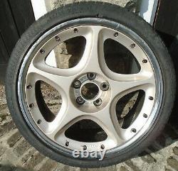 Jaguar Xkr Xk8 20 Inch Bbs Paris Wheels+ Tyres Oyster Gold Complete Set +spats