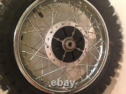 KLX110 / DRZ110 REAR WHEEL ASSEMBLY With DUNLOP MX53 TIRE COMPLETE WHEEL