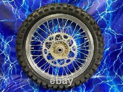 KTM Complete Rear Wheel Rim Excel OEM Stock Assembly 125-530 19 inch Silver tire
