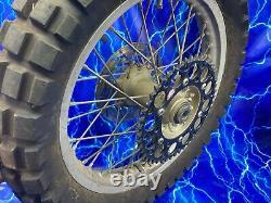 KTM Complete Rear Wheel Rim Silver OEM Stock Assembly 125-530 18 inch