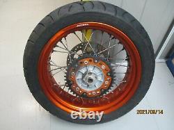 KTM SMC-R 690 ABS 2014 Rear wheel. Complete wheel. Good used OEM part
