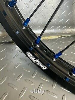 Kawasak Motocross Wheels Rims Black Blue Complete 19/21 KX250F KX450F KX 250 450