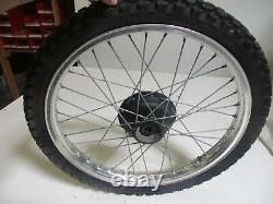 Kawasaki KE 175 D Built 80 rim front 1.60x21 inch DOT 302 front wheel tire 8.8 m