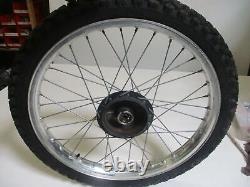 Kawasaki KE 175 D Built 80 rim front 1.60x21 inch DOT 302 front wheel tire 8.8 m