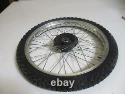 Kawasaki KE 175 D Built 80 rim front 1.60x21 inch DOT 302 front wheel tire 8.8 m