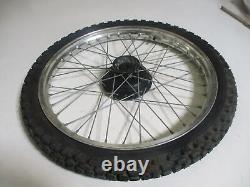 Kawasaki KE 175 D Built 80 rim front 1.60x21 inch DOT 302 front wheel tire 8.8 m