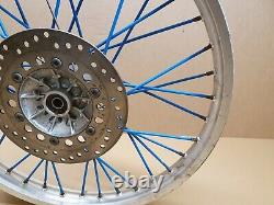 Kawasaki KMX 125 B Model 1986 ON DID Front wheel rim, Complete Straight 21x1.60