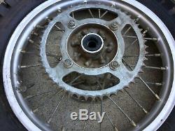 Kawasaki Kx 85 Original Oem Genuine Complete Rear Wheel Rim 2001 2019 D