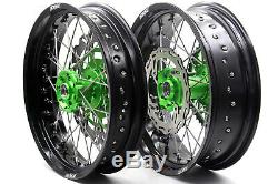 Kke 17 Supermoto Complete Wheel Rim For Kawasaki Kx250 2007 Kx250f Kx450f 06-18