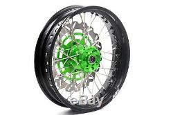 Kke 17 Supermoto Complete Wheel Rim For Kawasaki Kx250 2007 Kx250f Kx450f 06-18