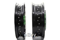 Kke 17 Supermoto Complete Wheel Rim For Kawasaki Kx250 2007 Kx250f Kx450f 06-18