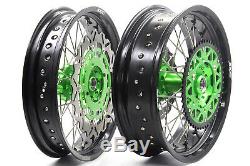 Kke 17 Supermoto Complete Wheel Rim For Kawasaki Kx250 2007 Kx250f Kx450f 06-18