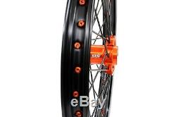 Kke 21 18 Complete Wheel Rim Set Fit Ktm Exc Xcw Sx 125 250 350 530 2003-2020