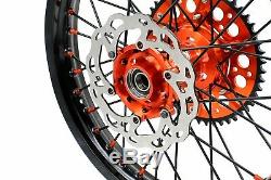 Kke 21 18 Complete Wheel Rim Set Fit Ktm Exc Xcw Sx 125 250 350 530 2003-2020