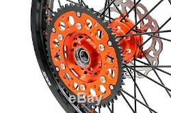 Kke 21 18 Complete Wheel Rim Set Fit Ktm Exc Xcw Sx 125 250 350 530 2003-2020