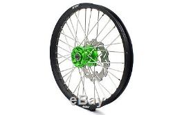 Kke 21 18 Enduro Complete Wheels Rims For Kawasaki Kx125 Kx250 1993-2002 Green