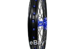 Kke 21/19 Complete MX Wheel Rim Set Fit For Yamaha Yz250f Yz450f 2016-2020 Blue