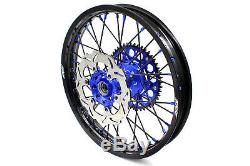 Kke 21/19 Complete MX Wheel Rim Set Fit For Yamaha Yz250f Yz450f 2016-2020 Blue