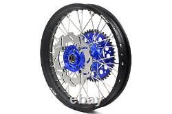 Kke 21 19 Complete MX Wheel Rim Set For Kawasaki Kx125 Kx250 1993-2002 Blue