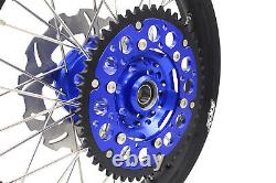 Kke 21 19 Complete MX Wheel Rim Set For Kawasaki Kx125 Kx250 1993-2002 Blue