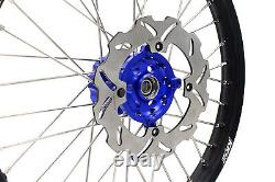 Kke 21 19 Complete MX Wheel Rim Set For Kawasaki Kx125 Kx250 1993-2002 Blue