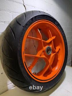 Ktm 1290 Superduke R & Gt 2014-2019 Rear Wheel Rim Complete Good Tyre