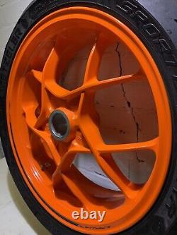 Ktm 1290 Superduke R & Gt 2014-2019 Rear Wheel Rim Complete Good Tyre