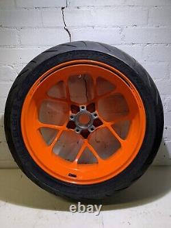 Ktm 1290 Superduke R & Gt 2014-2019 Rear Wheel Rim Complete Good Tyre