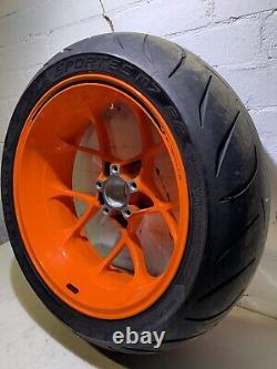 Ktm 1290 Superduke R & Gt 2014-2019 Rear Wheel Rim Complete Good Tyre