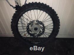 Ktm Exc / Sx front & rear takasaga excel rims, 21& 18 complete wheels