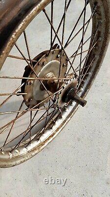 MATCHLESS G3L front wheel complete with drum brake