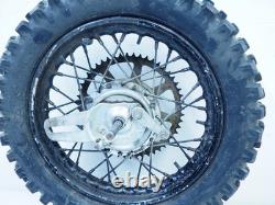 Malaguti Grizzly RCX 12 3.00X12 Rear Rim Complete Rubber Wheel