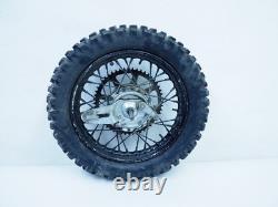 Malaguti Grizzly RCX 12 3.00X12 Rear Rim Complete Rubber Wheel
