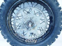 Malaguti Grizzly RCX 12 3.00X12 Rear Rim Complete Rubber Wheel